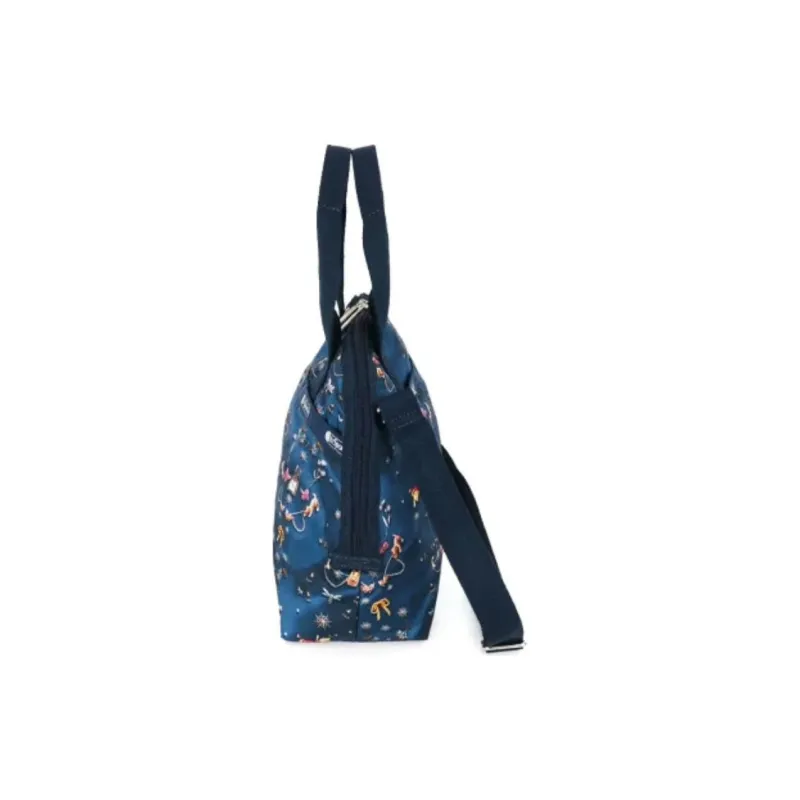 LeSportsac Polyester Boston Bag Portable Crossbody Bag Shoulder Bag Mini Women's Blue-2