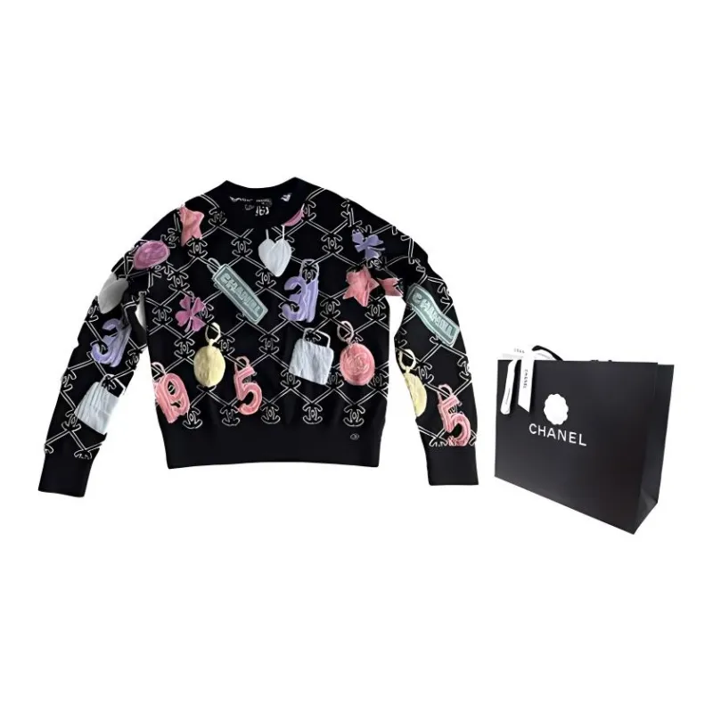 CHANEL Sweaters Women's Black-2