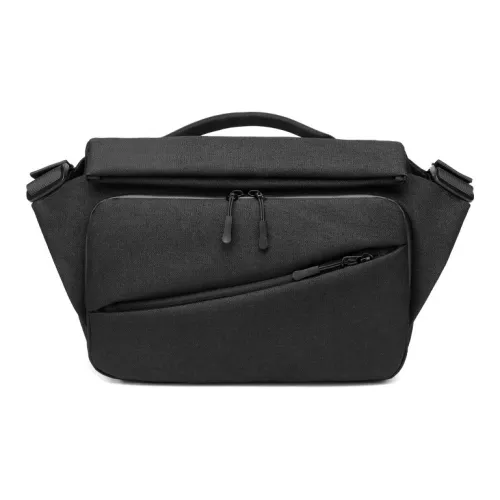 ROSEROOEN High quality Fabric Crossbody Bag Unisex Black/Dark Gray/Camouflage