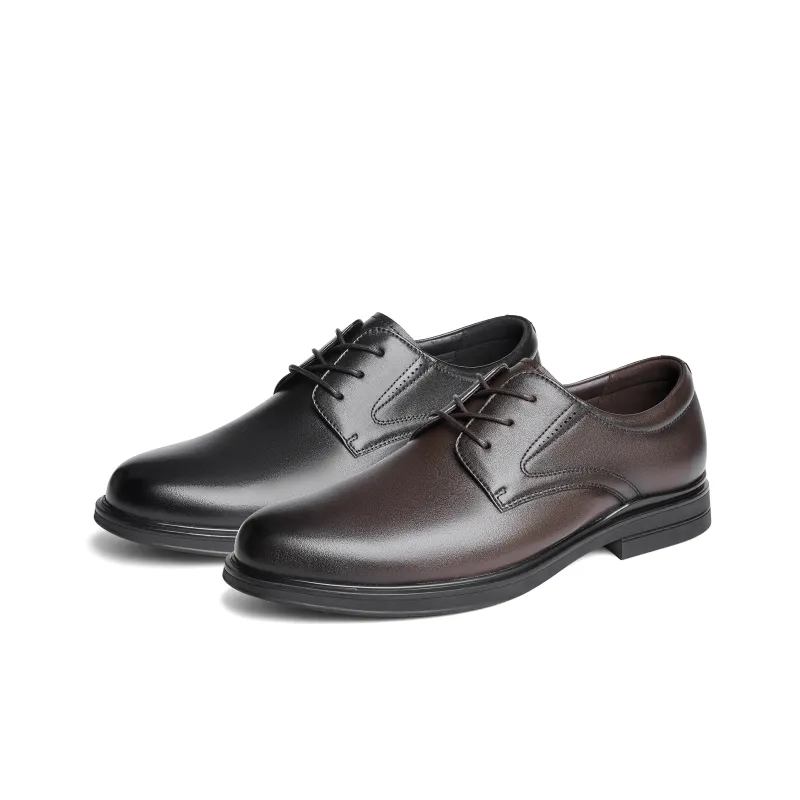 Senda Dress Shoes Men Low Top Black Wide Band/Black/Brown-12