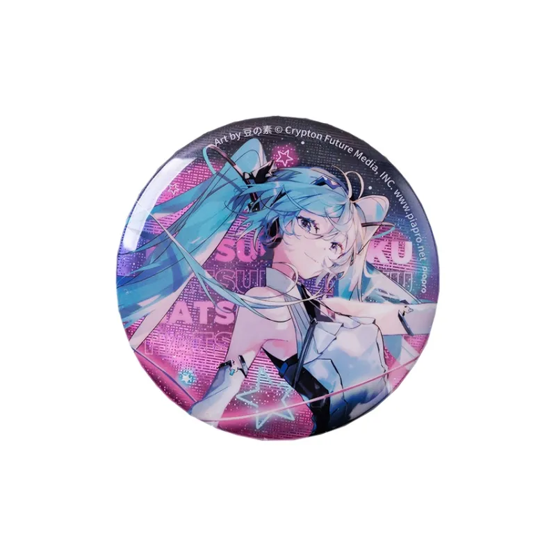 MOEYU Hatsune Miku Badge Miku Tinplate Commemoration Badge Anime Collection Badges-8