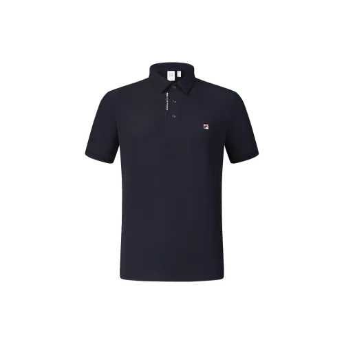 FILA Polo Shirts Men Royal Blue