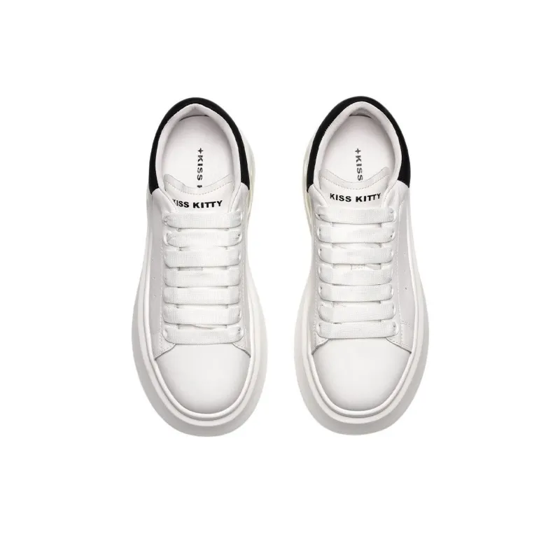 Kiss Kitty Lightweight Height Increasing Low-Top Skateboard Shoes Women's-3