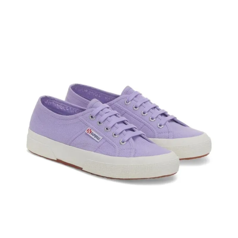 SUPERGA Breathable Low Top Canvas Shoes Women's Purple-2