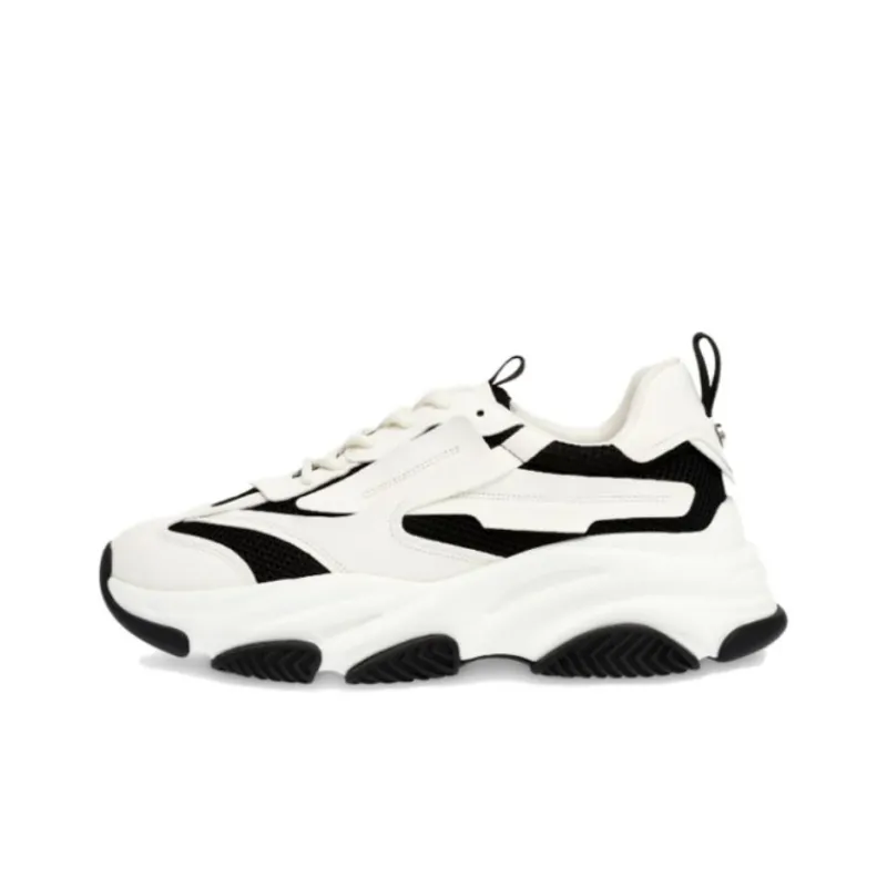 STEVE MADDEN Low-Top Casual Shoes Men's Black White-0