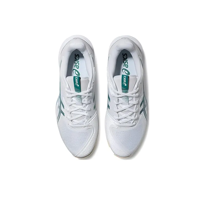 Asics Solution Speed FF 3 Slip Resistant Low Top Tennis Shoes Men's White Green-2