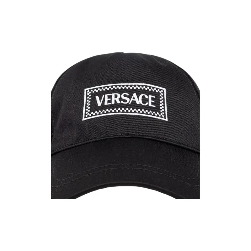 VERSACE Logo Embroidered Baseball Cap-2