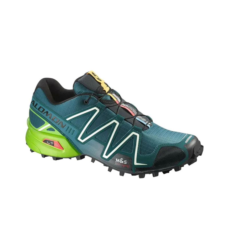 SALOMON Speedcross 3 Wear-Resistant Low-Top Running Shoes Men's Green-2