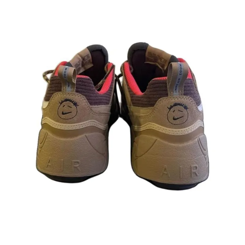 Travis Scott x Nike Shark A Don 'Beechtree' Anti Slip Wear Resistant Low Top Casual Shoes Unisex Brown-3
