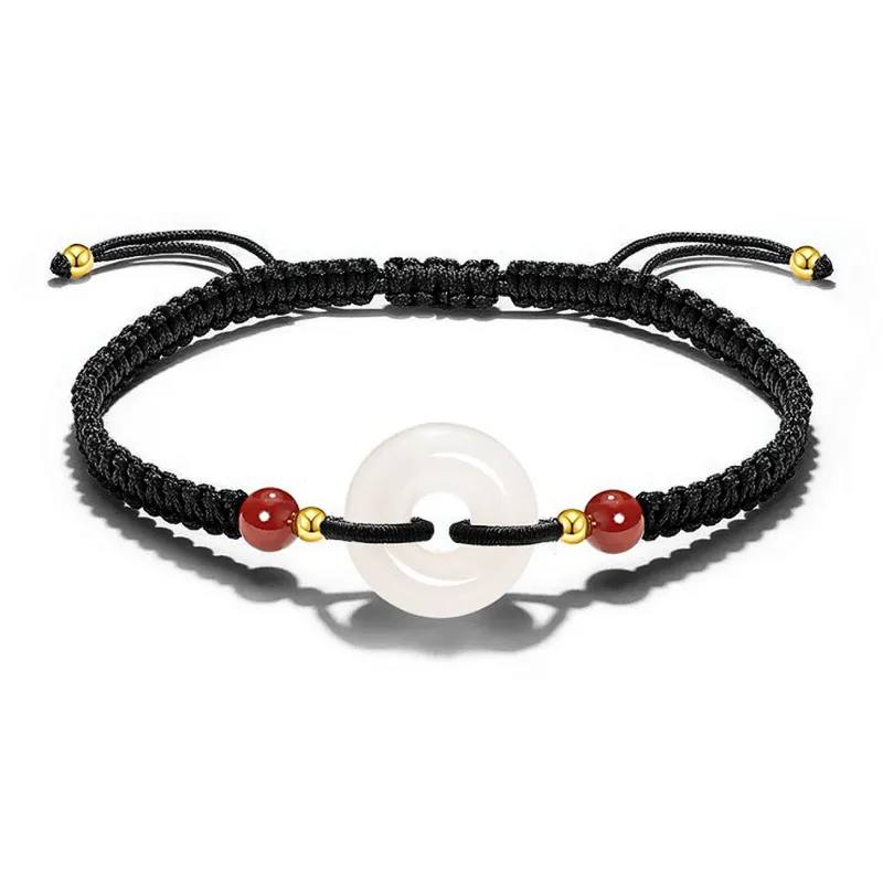 QUIET LOVE Chalcedony Jade Bracelets Unisex-3