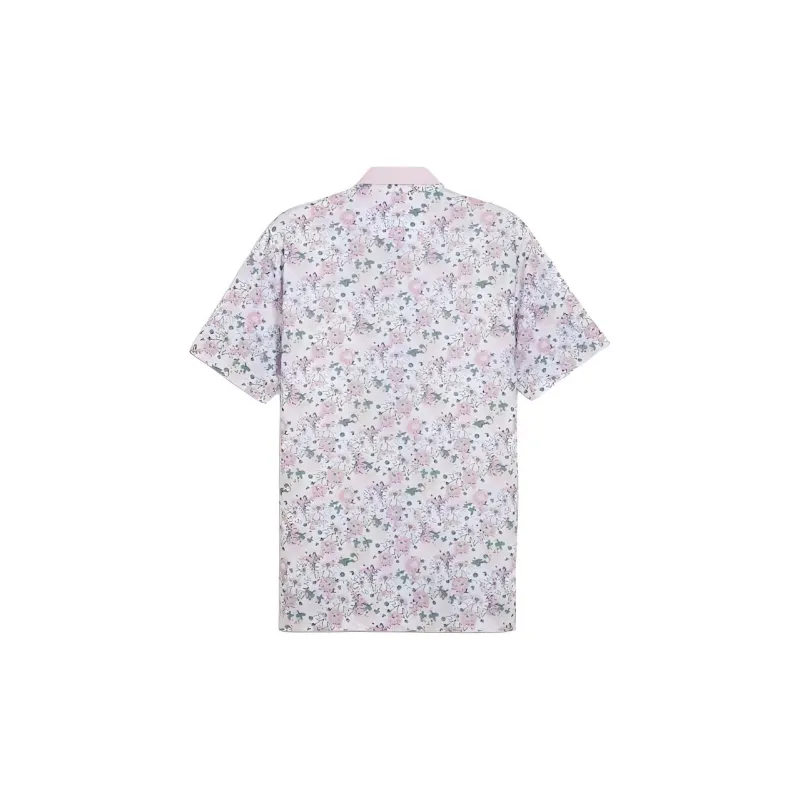 PUMA x ARNOLD PALMER Polo Shirt Men's Light Pink-1