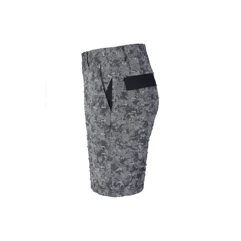 DAVID NAMAN Casual Shorts Men Denim Blue-4