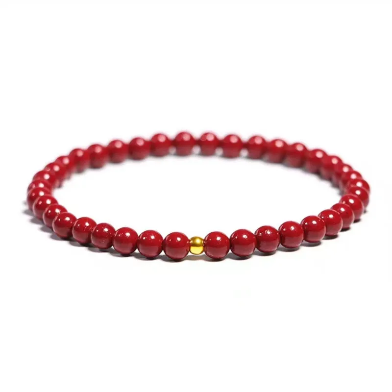 Tsukiran Reconstructed Cinnabar Jade Bracelets Women's-0