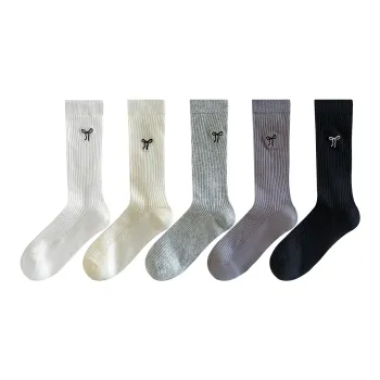 XXLLG Mid-Calf Socks Women's 5 Pack