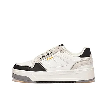 FILA Anti Slip Wear Resistant Low Top Skateboard Shoes Unisex White Black Korean Style