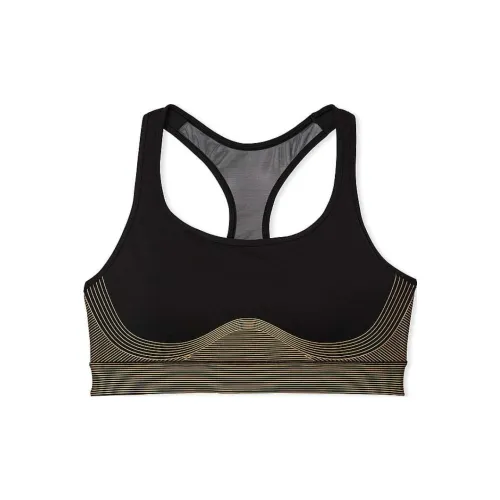 Victoria's Secret VS Sport Bra Women's Black Gold Multicolor