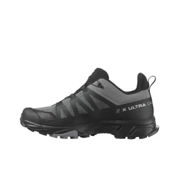 SALOMON X Ultra 4 Cushioning Anti Slip And Wear Resistant Low Top Running Shoes Men's Black Gray