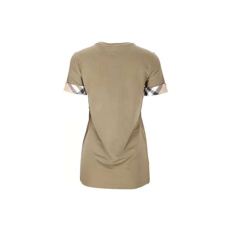 Burberry T-Shirts Women's Gray Yellow-1