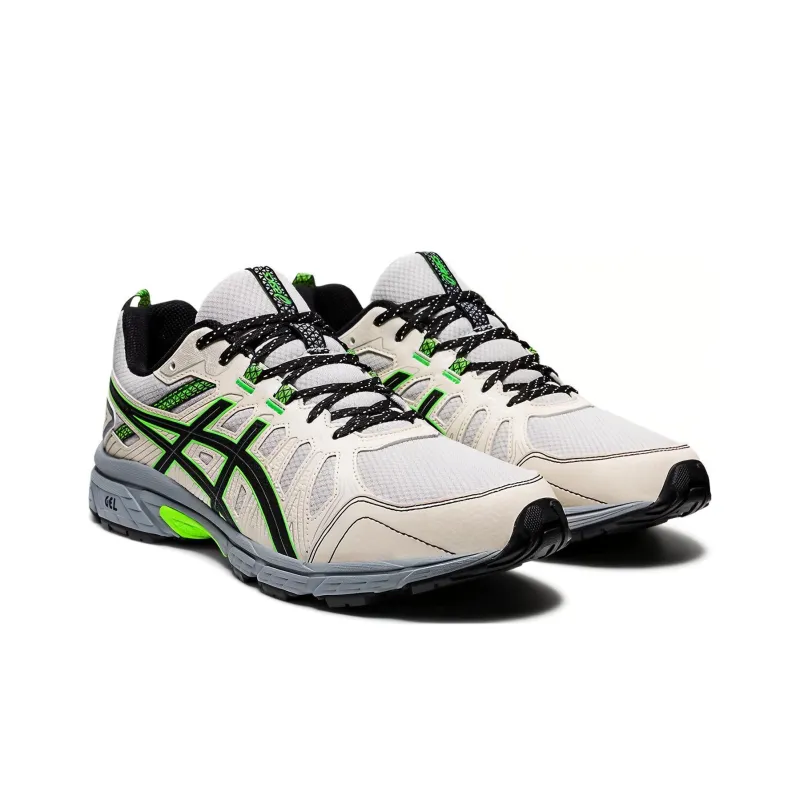 Asics Gel Venture 7 Birch 'White Black Green'-2