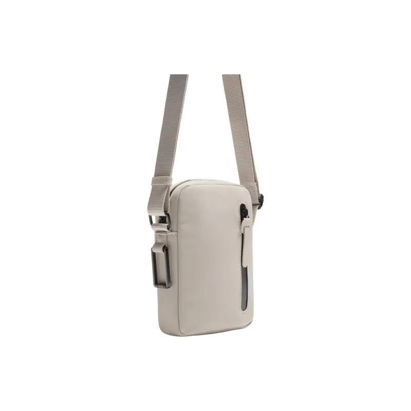 ZARA Artificial Leather Crossbody Bag Shoulder Bag Men's Gray White-1