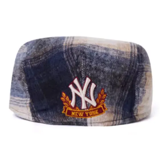 New Era Polyester Cotton Acrylic Viscose Polyamide Sheep Wool Berets Unisex Blue-2