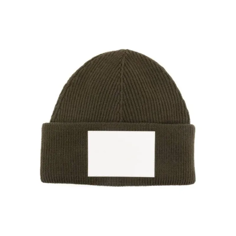 MM6 Maison Margiela Numbers Motif Rib Knitted Beanie-0
