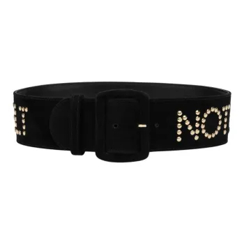MOSCHINO Studded Buckled Belt
