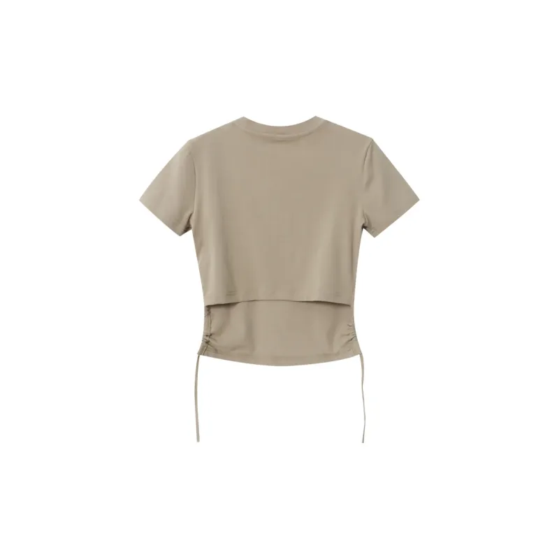 CHARM PICK T Shirt Women's Yellow-1