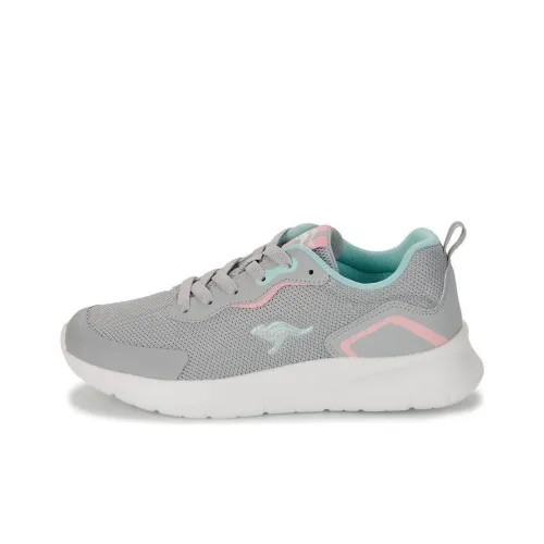 KangaROOS Casual Shoes Women's Low-Top Gray Pink Blue