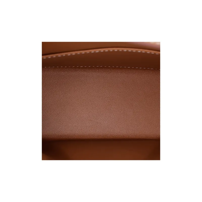 HERMES Mini Kelly 2nd Generation Epsom Leather Kelly Bag Handbags Mini Women's Gold Brown-8