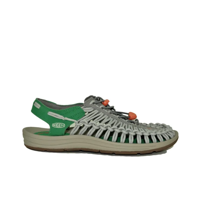 KEEN Uneek Slip Resistant And Breathable River Trekking Shoes Unisex Gray Green-1
