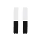 [Calf Socks 40cm]2 White, 2 Black