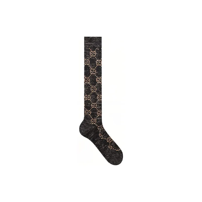 GUCCI Lurex GG print Socks-1