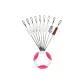 7+1+1 White Silicone Bean 3 Small--Size 2[17 Set]