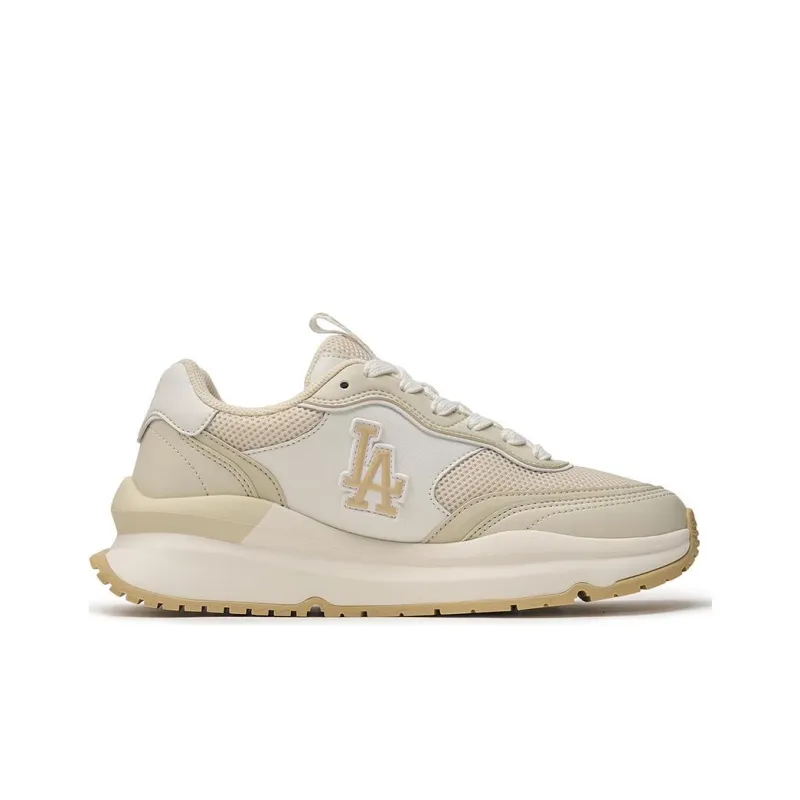 MLB Chunky Runner Cushioning Wear Resistant Low Top Casual Running Shoes Unisex Ivory-1