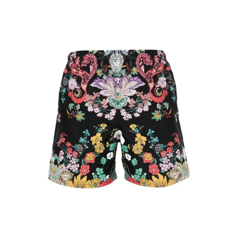 Camilla We Wore Folklore-print Swim Shorts-1