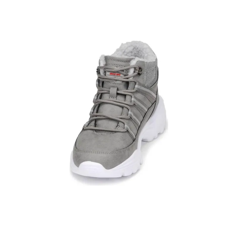 KangaROOS Anti Slip Wear Resistant Low Top Casual Shoes Women's Gray White-2
