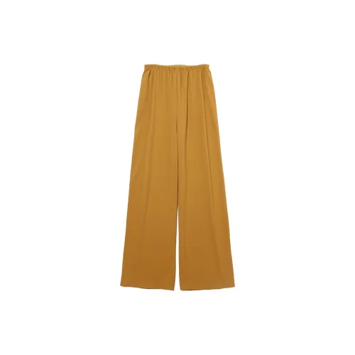 Roselingling Casual Pants Women's Withered Yellow