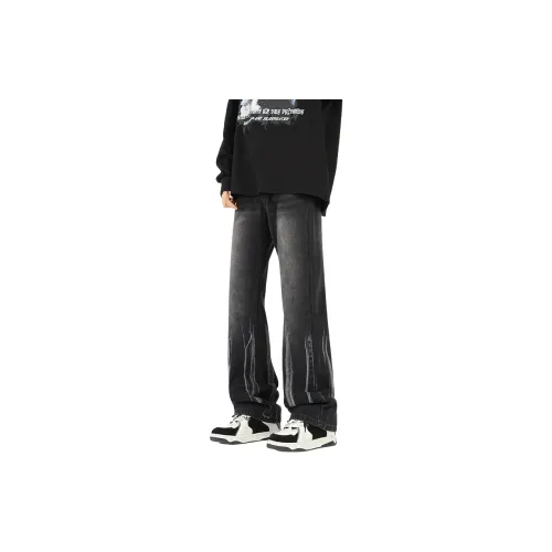 MIIRACER Jeans Unisex Black