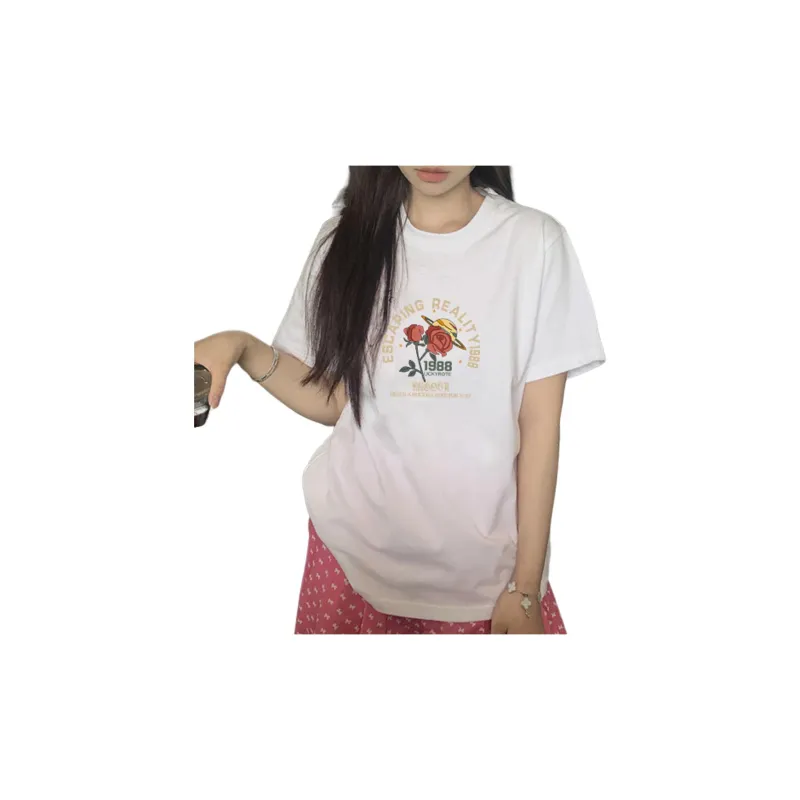 Weixi T Shirts Women's White-1