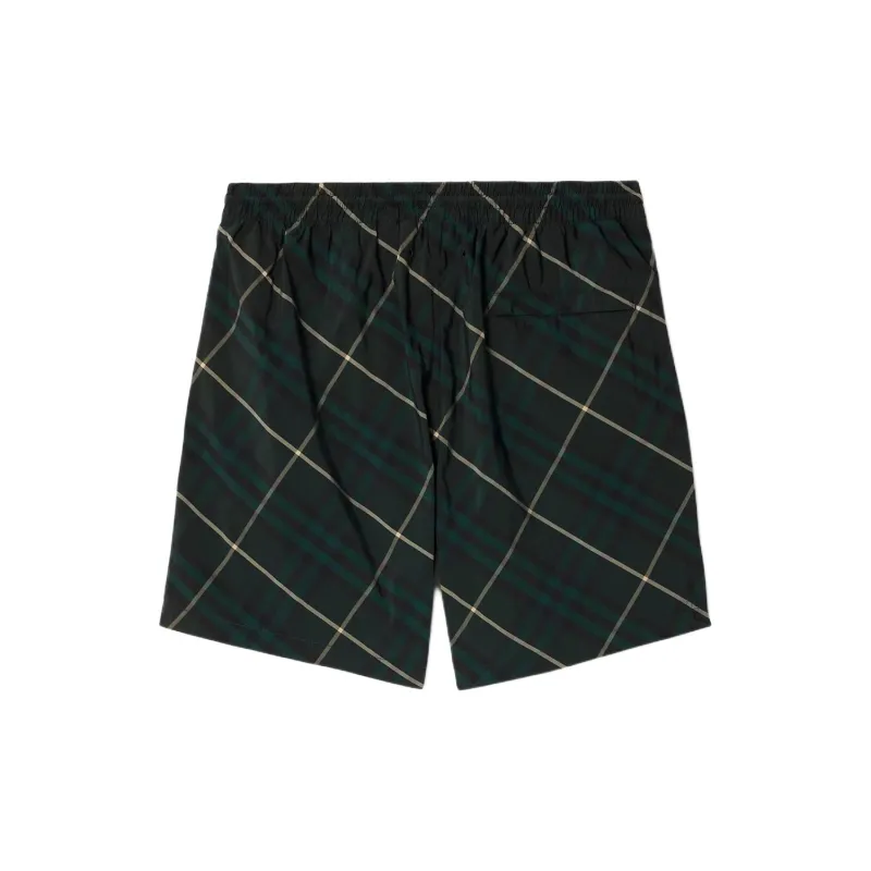 Burberry Check print Drawstring Swim Shorts-1