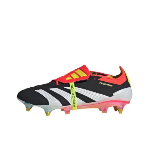 Adidas PREDATOR ELITE Anti Slip Wear Resistant Soccer Shoes Unisex Blue White Red