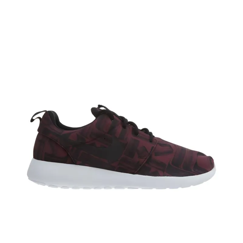 Nike Roshe One Print Night Maroon Black Black Women's-1