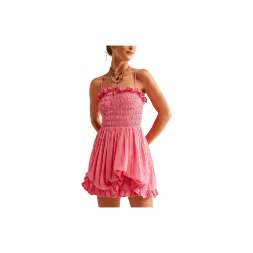 FREE PEOPLE Slip Dresses Women's Bubblegum Pink