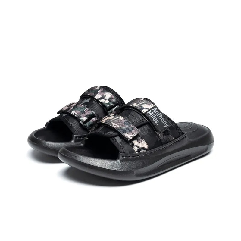 Anthony Miles Slide Slippers Men's Black-1