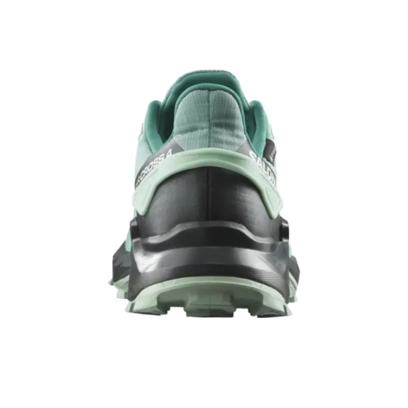 SALOMON Supercross 4 Cushioning Wear Resistant Low Top Running Shoes Women's Green-2