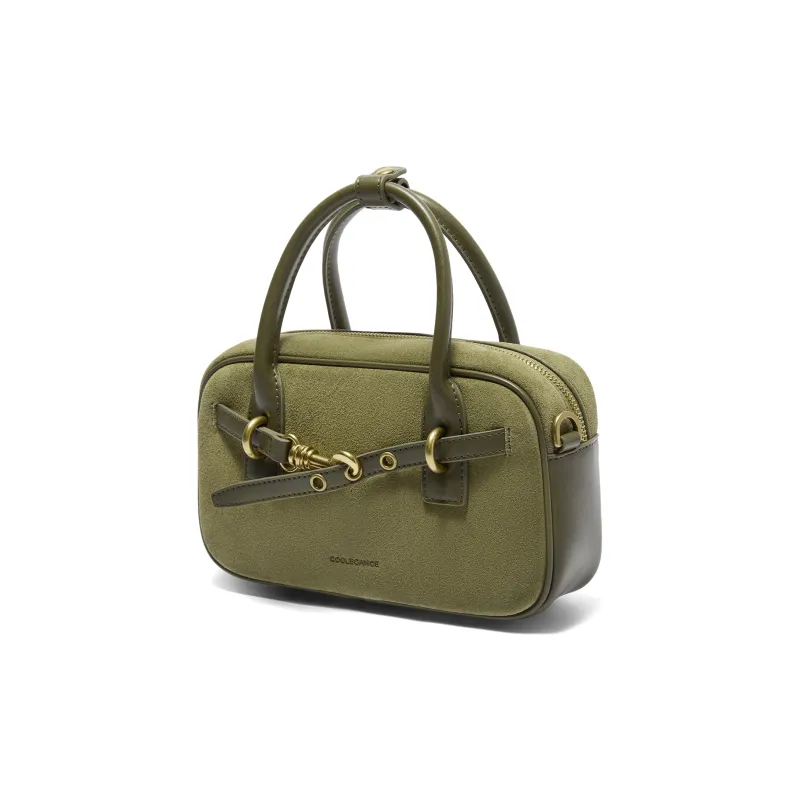 BELLE Premium Texture One Shoulder Handbag Medium Size Women's Multicolor-6