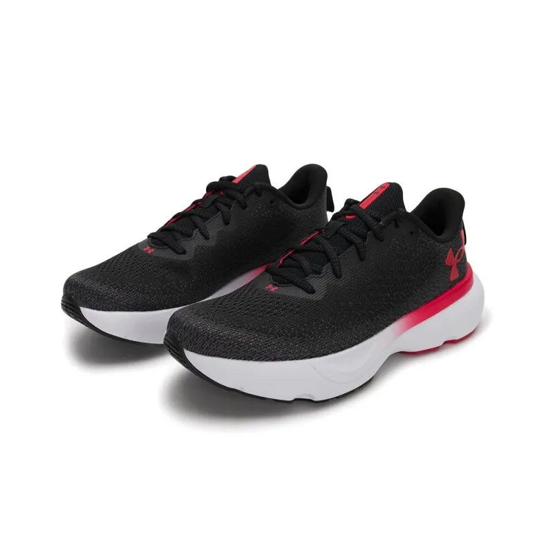 Under Armour Infinite 1 Breathable Lightweight Low Top Running Shoes Men's Black Red-2