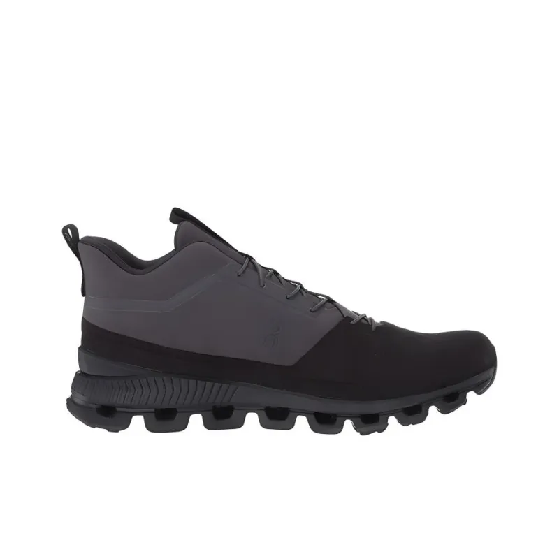 On Cloud Hi Cushioning Anti Slip And Wear Resistant Low Top Running Shoes Men's Black-1