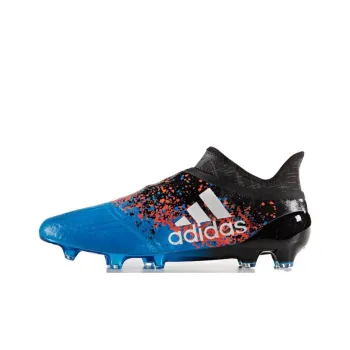 Adidas Anti-Slip And Wear-Resistant Coverage Soccer Shoes Men's Blue Black
